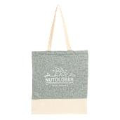 Split Recycled 5oz Cotton Twill Convention Tote