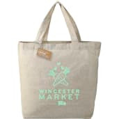 Recycled 5oz Cotton Twill Grocery Tote
