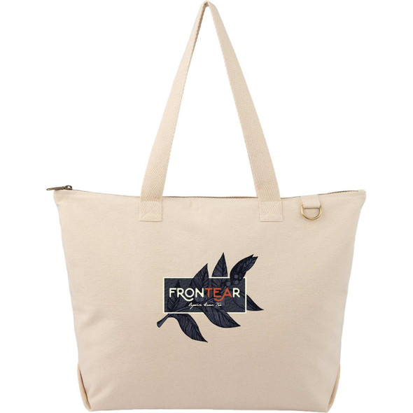  FEED Organic Cotton Zippered Tote 