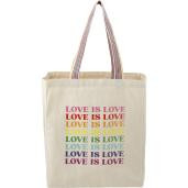  Rainbow Recycled 6oz Cotton Grocery Tote 