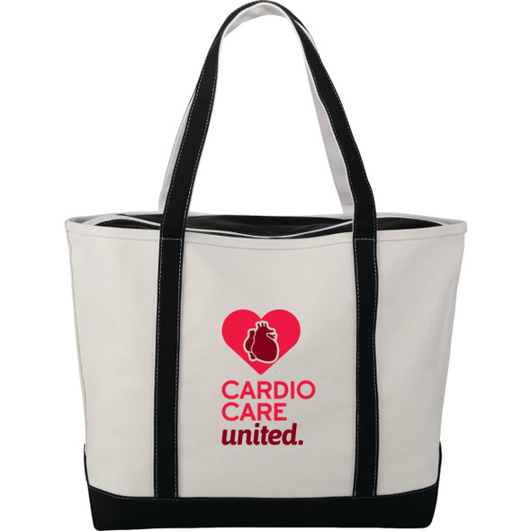  Baltic 24oz Cotton Canvas Tall Zippered Tote 