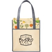 Big Grocery Vintage Laminated Non-Woven Tote