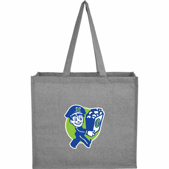  4oz Recycled Cotton Shopper Tote with Laminated 