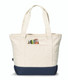 Gemline Newport Cotton Zippered Tote 