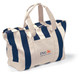 Gemline Large Striped Canvas Tote 
