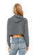 BELLA+CANVAS Women's Sponge Fleece Cropped Fleece Hoodie. BC7502