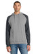 District Young Mens Lightweight Fleece Raglan Hoodie. DT196