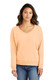 Port & Co Women's Beach Wash Garment-Dyed V-Neck Sweatshirt LPC098V