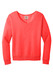 Port & Co Women's Beach Wash Garment-Dyed V-Neck Sweatshirt LPC098V
