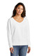 Port & Co Women's Beach Wash Garment-Dyed V-Neck Sweatshirt LPC098V
