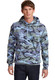 Port & Co Core Fleece Camo Pullover Hooded Sweatshirt. PC78HC