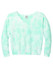 Port & Co Women's Beach Wash Cloud Tie-Dye V-Neck Sweatshirt LPC140V