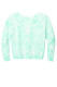 Port & Co Women's Beach Wash Cloud Tie-Dye V-Neck Sweatshirt LPC140V