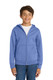 Port & Co Youth Core Fleece Full-Zip Hooded Sweatshirt. PC90YZH