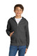 Port & Co Youth Core Fleece Full-Zip Hooded Sweatshirt. PC90YZH