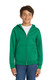 Port & Co Youth Core Fleece Full-Zip Hooded Sweatshirt. PC90YZH
