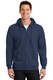 Port & Co Essential Fleece Full-Zip Hooded Sweatshirt. PC90ZH