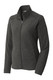 Port Authority Women's Heather Microfleece Full-Zip Jacket. L235