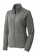 Port Authority Women's Heather Microfleece Full-Zip Jacket. L235