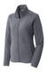 Port Authority Women's Heather Microfleece Full-Zip Jacket. L235