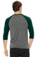 BELLA+CANVAS Unisex 3/4-Sleeve Baseball Tee. BC3200