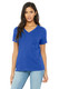 BELLA+CANVAS Women's Relaxed Jersey Short Sleeve V-Neck Tee. BC6405