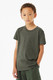 BELLA+CANVAS Youth Heather CVC Tee BC3001YCVC
