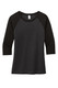 District Women's Perfect Tri 3/4-Sleeve Raglan. DM136L
