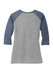 District Women's Perfect Tri 3/4-Sleeve Raglan. DM136L