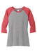 District Women's Perfect Tri 3/4-Sleeve Raglan. DM136L