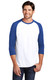 District Perfect Tri 3/4-Sleeve Raglan. DM136