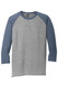 District Perfect Tri 3/4-Sleeve Raglan. DM136