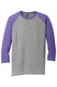 District Perfect Tri 3/4-Sleeve Raglan. DM136