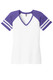 District Women's Game V-Neck Tee. DM476