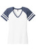 District Women's Game V-Neck Tee. DM476