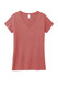 District Women's Perfect Tri V-Neck Tee. DM1350L