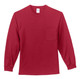 Port & Co Tall Long Sleeve Essential Pocket Tee. PC61LSPT