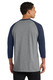Port & Co Core Blend 3/4-Sleeve Raglan Tee. PC55RS