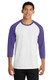 Port & Co Core Blend 3/4-Sleeve Raglan Tee. PC55RS
