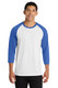 Port & Co Core Blend 3/4-Sleeve Raglan Tee. PC55RS