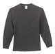 Port & Co Long Sleeve Essential Pocket Tee. PC61LSP