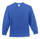 Port & Co Long Sleeve Essential Pocket Tee. PC61LSP