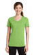 Port & Co Women's Performance Blend V-Neck Tee. LPC381V