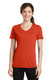 Port & Co Women's Performance Blend V-Neck Tee. LPC381V