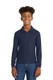 Port Authority Youth Long Sleeve Silk Touch Polo. Y500LS