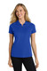 Port Authority Women's Pinpoint Mesh Zip Polo. L580