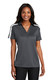 Port Authority Women's Silk Touch Performance Colorblock Stripe Polo. L547