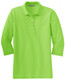 Port Authority Women's Silk Touch 3/4-Sleeve Polo. L562