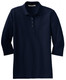 Port Authority Women's Silk Touch 3/4-Sleeve Polo. L562