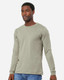 Heather CVC Long Sleeve Tee - 3501CVC